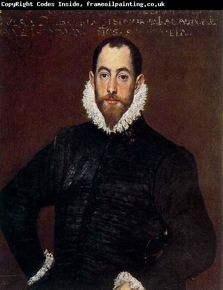 GRECO, El Portrait of a Gentleman from the Casa de Leiva